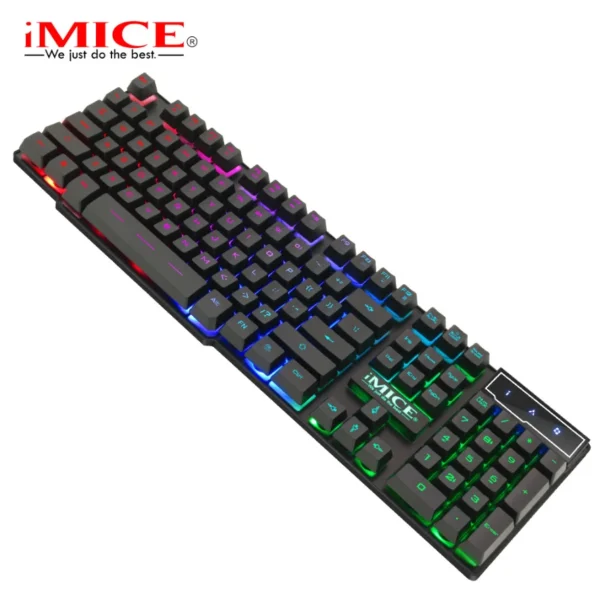 Gaming keyboard and Mouse Wired backlight mechanical feeling keyboard Gamer kit Silent  Gaming Mouse Set for PC Laptop - Image 3