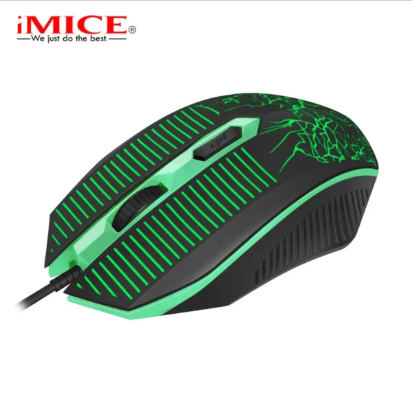 Gaming keyboard and Mouse Wired backlight mechanical feeling keyboard Gamer kit Silent  Gaming Mouse Set for PC Laptop - Image 2