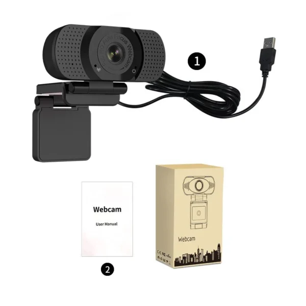 Beauty function 1080P USB Webcam Autofocus Webcam Logitech Webcams With Microphone - Image 3