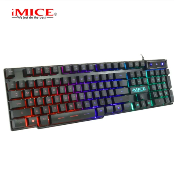 Gaming keyboard and Mouse Wired backlight mechanical feeling keyboard Gamer kit Silent  Gaming Mouse Set for PC Laptop