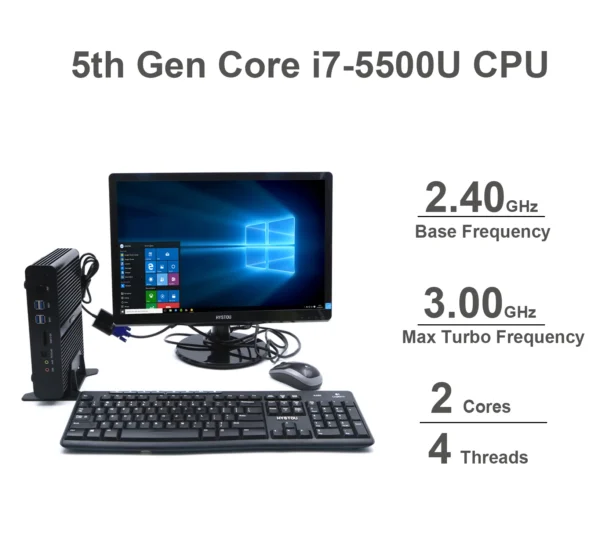 PC Mini 8G RAM 256G SSD Core i7 Gaming Computer Desktop PC Prices